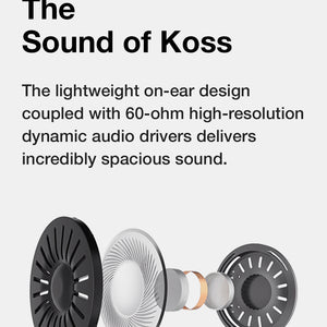 Koss KPH30i Grey On Ear Headphones