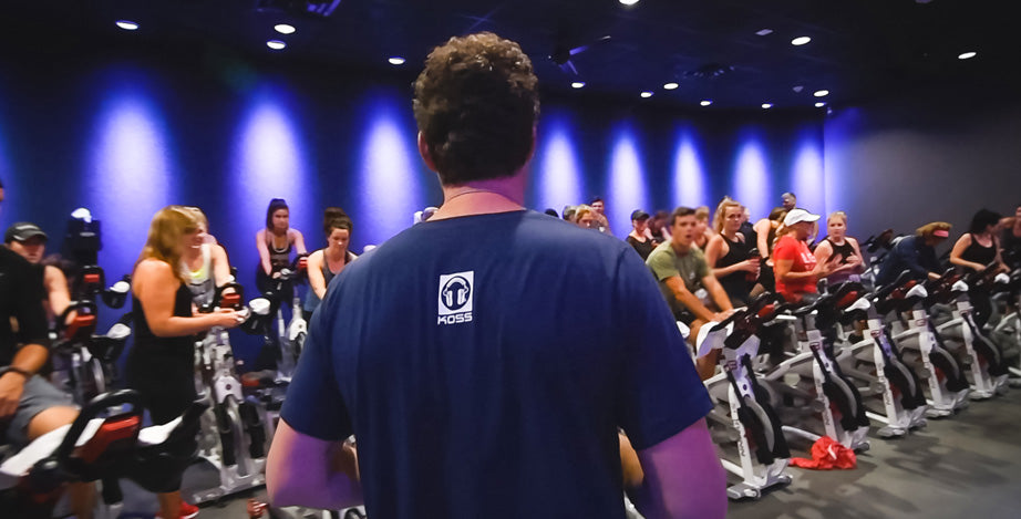 Koss Senior Industrial Designer, Nick Blair puts the Koss BT190i Wireless Bluetooth Earbuds to the test at the all-new CycleBar Mequon.