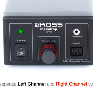 Adjusting the Acoustic Levels on Your Koss ESP Electrostatic Headphones