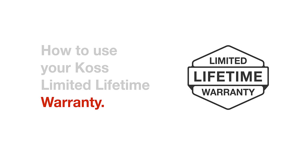 How To Use Your Koss Porta Pro® On-Ear Headphone Limited Lifetime Warranty