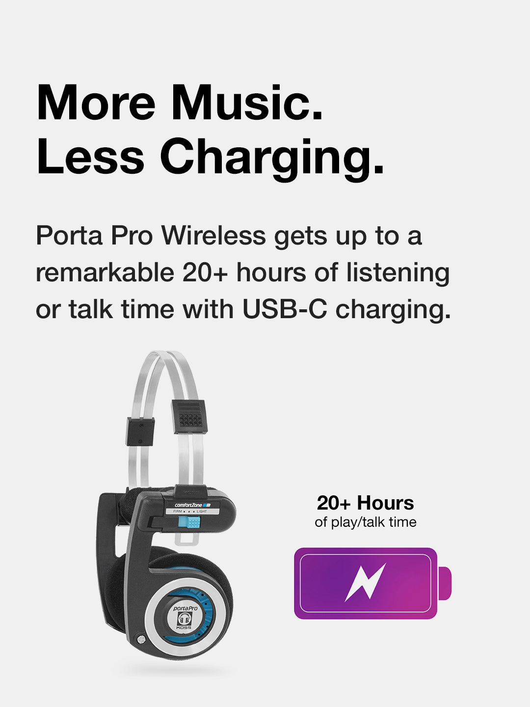 Porta Pro® Wireless Bluetooth® Headphones - Koss Stereophones