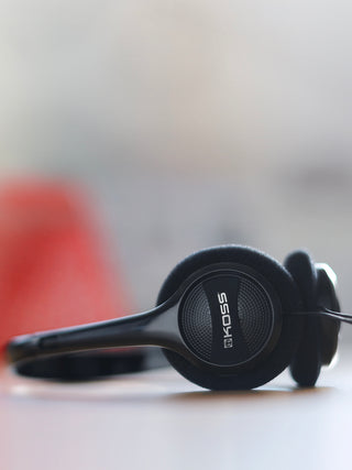 Koss KPH7iK On Ear Headphones detail shot