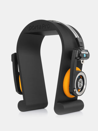 Wireless Porta Pro's resting on new 3D printed Koss Porta Pro stand.