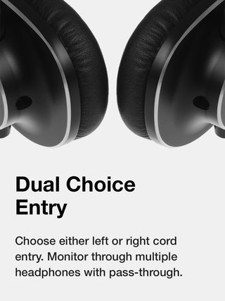 Koss Pro4S Full Size Studio Headphones, Black with Silver Trim 11 Koss Pro4S Studio Over Ear Headphones with dual entry choice and audio pass through