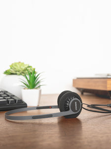 Koss KPH40 Utility On Ear Headphones on desk
