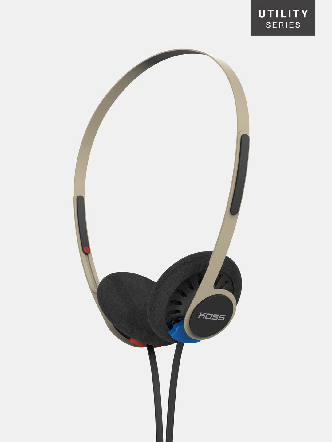 Koss KPH40 Utility On-Ear Headphones, Detachable Interchangeable Cord Retro Koss KPH40 Utility On-Ear Headphones, Detachable Interchangeable Cord Retro