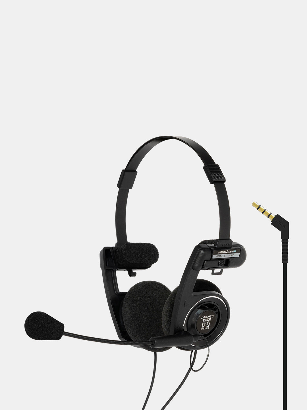 Koss Porta Pro Limited Edition Black Gold On-Ear Headphones, in-Line  Microphone, Volume Control and Touch Remote Control, Includes Hard Carrying  Case