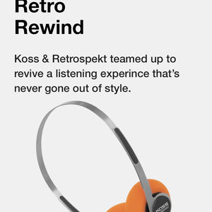 Koss x Retrospekt P21 Retro On-Ear Headphones