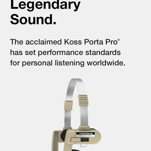 Koss Porta Pro Limited Edition Rhythm Beige Cuffie con microfono, controllo volume e telecomando Koss Porta Pro Limited Edition Rhythm Beige Cuffie con microfono, controllo volume e telecomando