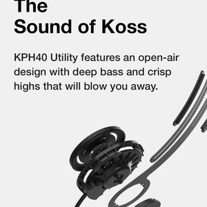 Koss KPH40 Utility On Ear Headphones expanded view