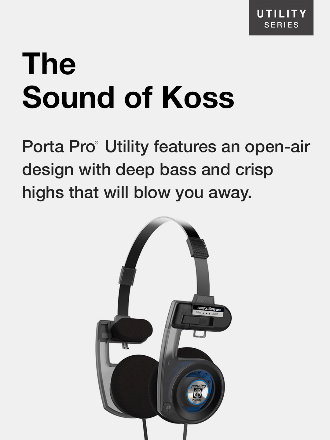 Koss Porta Pro® Utility On-Ear Headphones - Koss Stereophones